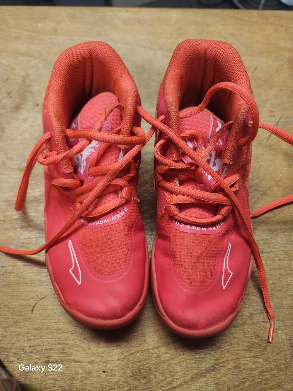 Puma Kids Red Athletic Sneakers
